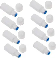 MUSISALY 8pc Set 50ml Lotion Applicator Bottle for Travel Airless Pump Bottles for Sub Packaging Multipurpose Liquid Sub Bottle