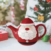 Christmas Teapot Water Jug Novelty China Mug Teapot Porcelain Coffee Teapot Set