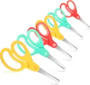 Left Handed Scissors Kids 8-12 5.9 Inch Safety Children Scissors with Blunt Tip