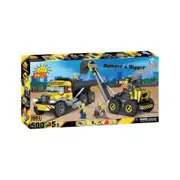500pc Action Town Construction Dumper and Digger Construction Toy Kit Set