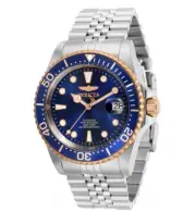 Invicta Pro Diver Automatic Men's 42mm Blue Dial Rose Gold Accent Watch 32503