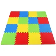 Kid's Puzzle Foam Play Mat with EVA Foam Interlocking Tiles