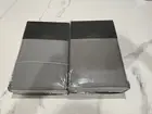 Donna Karan Silk Indulgence Queen Fitted and Flat Sheet Set! Gray. Brand New!