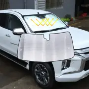 Front Window Sunshield Visors Sunshade Cover For Mitsubishi LC200 2019-2023 (for: Mitsubishi)