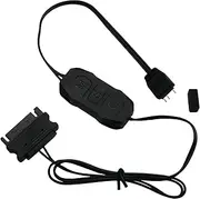 ZCZQC ARGB Controller 5V 3Pin Aura RGB Controller Plastic SATA Power Supply Light Stripe Remote Controller