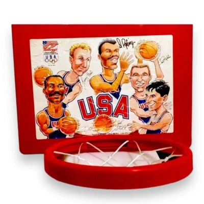 KELLOGG’s NBA Basketball Hoop 1992 DREAM TEAM USA OLYMPICS BIRD STOCKTON MALONE