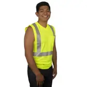 Cordova Cor-Brite Type R, Class II, Birdseye Mesh T-Shirt, Sleeveless, Chest Poc