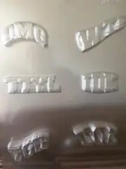 NEW TEXT LINGO CHOCOLATE MOLD Candy cupcake OMG, WTF TTYL, IDK, TGIF, LOL ck