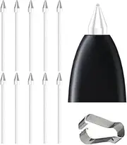 10 PCS Galaxy Tab S10 S Pen Soft Tips/Nibs Compatible with Galaxy Tab S10 / S10 Plus/Tab S10 Ultra S Pen Replacement Tips/Nibs with Tools (S10/S10+/S10 Ultra White*10)