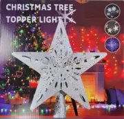 CHRISTMAS TREE TOPPER Star Tree Topper Multi-Color Lighted Cristmas Tree Star