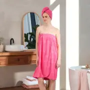 New Essentials Magenta Sun Glow Microfibre Towel Wrap Range