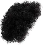 ERINGOGO Afro Puff Wig Realistic Afro Curly Bun Hair Extension for Women High Temperature Easy to Wear Updo for Parties and Everyday Style Natural Look Hairpiece