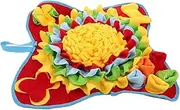 HOUDERCO Flower Pattern Sniffing Pad for Dogs Pet Training Pad Interactive Dog Exercise Equipment Pet Supplies Energy-Expenditure Mat