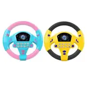 Steering Wheel Toy Car Simulated Driving Wheel Electric Musical Pretend Play