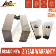Pair 4wd Wheel Arch / Mud Guard & Undertray Toolbox Under Tray Tool Box Silver