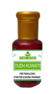 Pure Herbs Attar Oudh Kuwaiti Pure & Natural Fragrance for Unisex