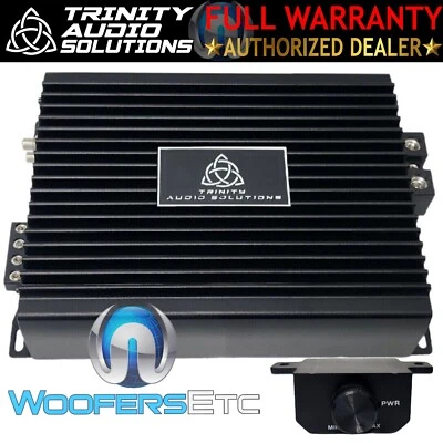 TRINITY AUDIO TAS-1000.1 MONOBLOCK 1000W RMS SUBWOOFERS SPEAKERS BASS AMPLIFIER
