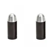 Trik Topz Valve Caps Bullet Black SV Intended For Use With Schrader Valves