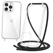 Case for iPhone with Strap, Crossbody - Detachable Lanyard Stand Wrist Strap