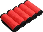 BAGSWEET Luggage Handle Wrap for Suitcase/Carry On/Backpacks-Neoprene Luggage Handle Wraps Bright Luggage Identifiers/Tags/Spotter/Markers Travel Accessories/Essentials-Red