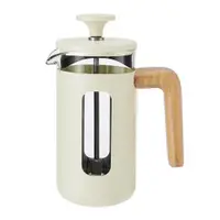 在飛比找ETMall東森購物網優惠-【La Cafetiere】Pisa法式濾壓壺(米白350m