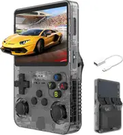 R36S Retro Handheld Console with 3.5" IPS Screen and 64GB of Games