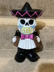 Halloween Day of the dead Resin 13” figure decor Mariachi
