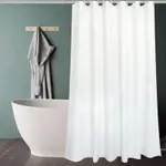 PURE WHITE THIENIN SHOWER CURTAIN BATHROOM PURE COLOR WAT