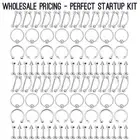 Basic Piercing Jewelry with Free Needles 150 Pieces