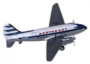 1:400 AeroClassics NORTHEAST Curtiss C-46 Passenger Airplane Diecast Plane Model