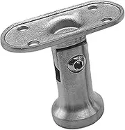 MetieFasia Hand Rail Bracket 304 Stainless Steel Multifunction Variable Sturdy Cast Stair Railing Supports Handrail Holder for Household, Flat shaped