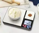 Kitchen Scale [5Kg/0.01G] Dual Platform Digital Scale Stainless LCD Display