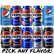 Pepsi 12-Pack Soda Pepsi Soft Drinks Pepsi 12oz Assorted Flavor Rare Limited New