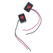 2PCS DC 12V 2A Adhesive Base Push Button Action Wired Switch for Y&KF