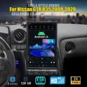 Android 11 Car Radio GPS Navigation For Nissan GTR GT-R 2008-2020 Tesla Screen