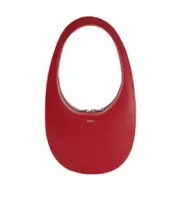Swipe oval-frame zip shoulder bag One size red