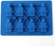 CMJ™ Blue Robot Figures Men Silicone Chocolate Mould Ice Cube Wax Melt Sugarcraft UK Seller