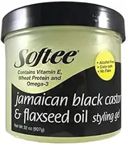 Softee Jamaican Black Castor & Flaxseed Oil Styling Gel 907g (32oz)