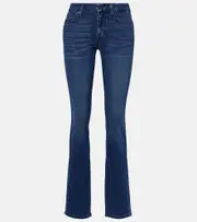 [7 For All Mankind] 7 For All Mankind Kimmie mid-rise straight jeans UK 10 blue