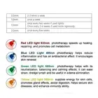 LED 540 Pins Microneedling Roller Vibration Painless Hair Growth Beard Skin EOM