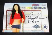 2014 Benchwarmer CANDACE KITA Hockey TORONTO Expo Rainbow Foil Auto/10 PLAYBOY