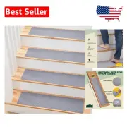 Geometric Light Gray Non-Skid Rugs - 8" x 30" for Elegant Safety Solutions
