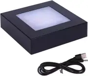 Multimodal Multicolor LED Light Stand Base - Square Display Base for 3D Crystal