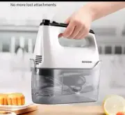 Mezclador de Mano Eléctrico SHARDOR, Mezclador de Mano de 6 Velocidades y Turbo