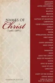 Names of Christ: Red Cover by Shannon Foster (English) Paperback Book