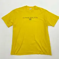 在飛比找蝦皮購物優惠-Supreme t-shirt 黃色