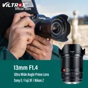 Viltrox 13mm F1.4 Auto Focus Ultra Wide Portrait Lens for Fuji Nikon Sony Camera