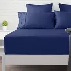 Luxuriously Soft Deep Pocket Queen Fitted Sheet - 100% Cotton, Softest 500 Th...