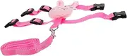 DECOMELODY 1Set Comfortable Animal Harness and Leash Adjustable Ferret Walking Vest for Bunnies Hamsters and Other Pets Lightweight Durable Easy to Use