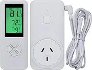 DIGITEN Wireless Digital Temperature Controller Switch Thermostat with Remote Sensor, WTC200, Modern Style, RF Protocol, Greenhouse, Homebrewing Temp Controller